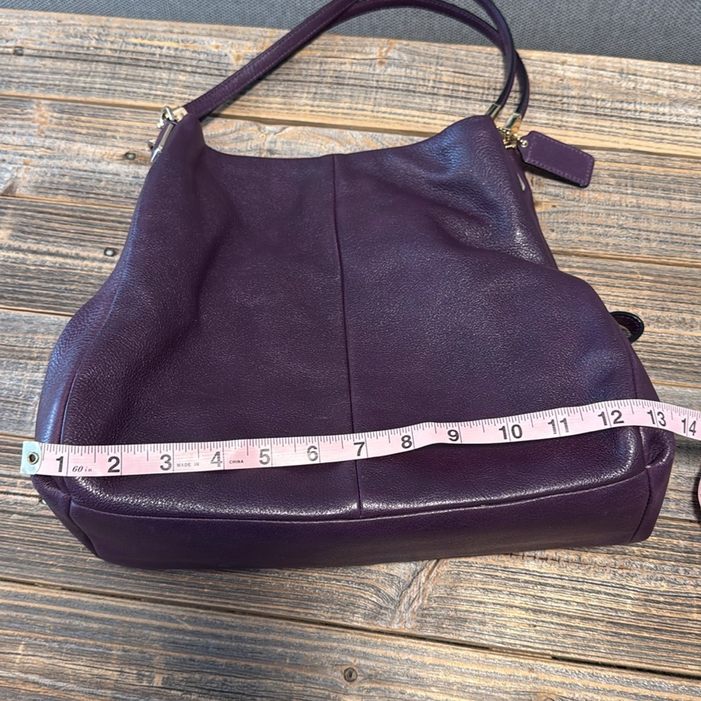 Purple Coach Bag in Excellent Used Condition - Picture 6 of 13